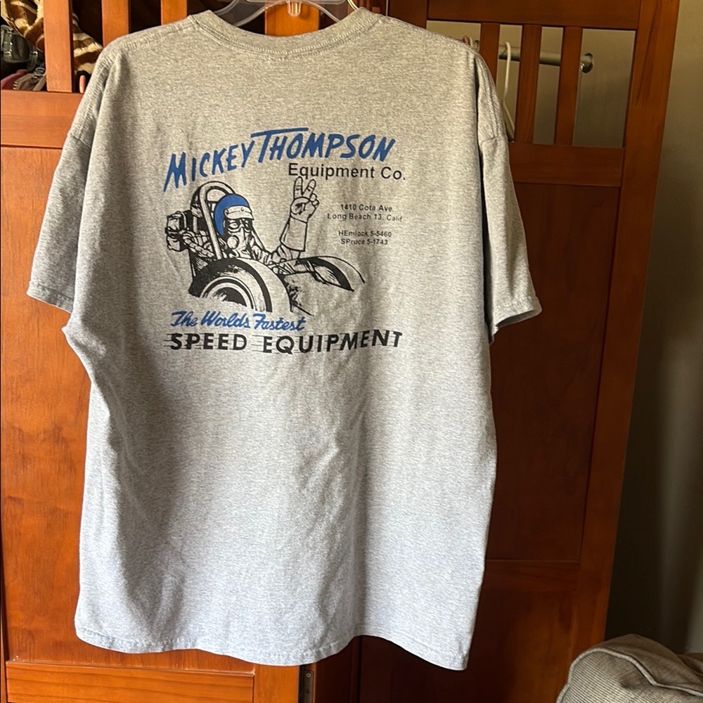 Gildan Gray NHRA Short Sleeve Tee